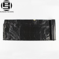 Recycling plastic black garbage flat bags